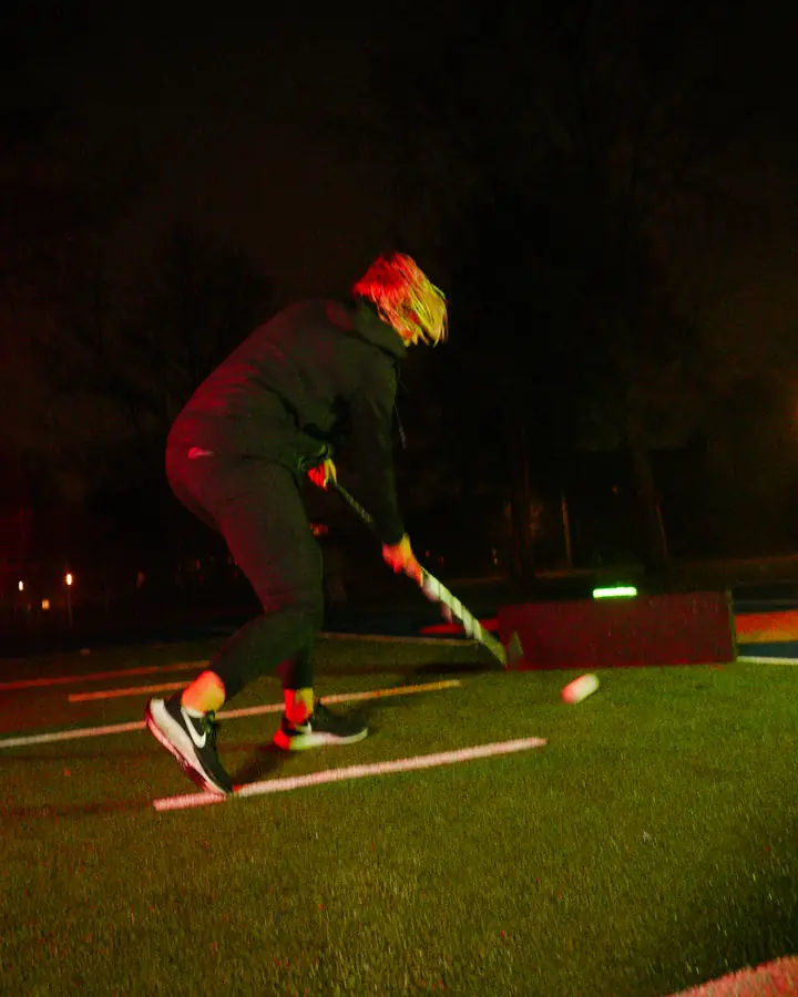 Evening hockey training with the Beams